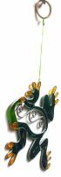 Elegant Resin Suncatcher - Green Frog Design