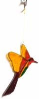 Elegant Resin Suncatcher - Hummingbird Design