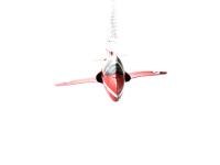 Metal Bouncing Aeroplane - RAF Red Arrows Design
