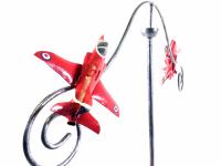 Metal Garden Wind Spinner - RAF Red Arrows