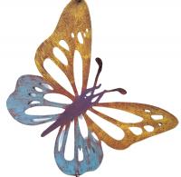 Metal Rustic Decorative Hanging Bell - Butterfly Design