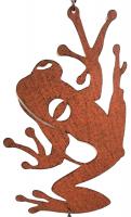 Metal Rustic Decorative Hanging Bell - Frog Design