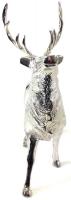 Metal Sculpture - Silver Stag Ornament