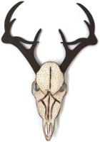 Metal Wall Art - Stag Head Skull