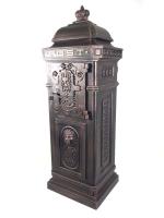 Vintage Bronze Grand Pillar Post Box COLLECTION ONLY