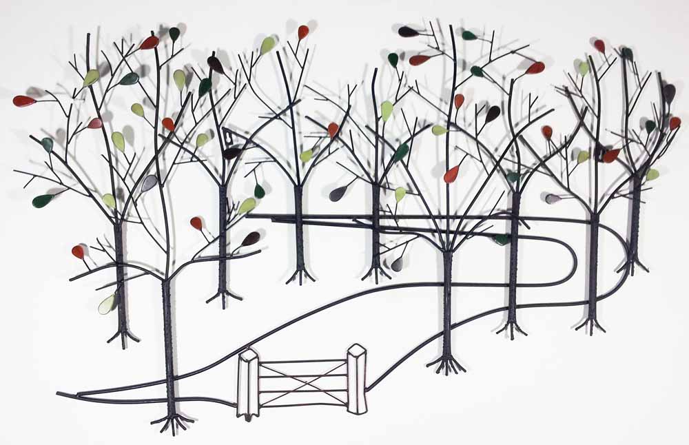 Garden Wall Art Metal Uk Special Offer Green Metal Wall Art