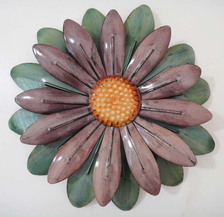 NEW - Contemporary Metal Wall Art Or Sculpture - Lilac ...