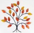 Metal Wall Art - Golden Autumn Tree Branch