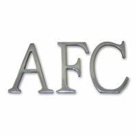 Aluminium AFC Letters Large