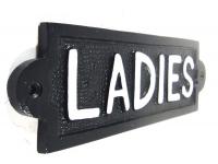 Cast Iron Sign - Ladies