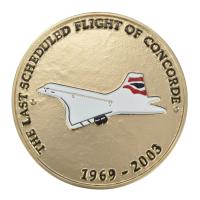 Cast Metal Sign - Concorde Plaque