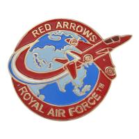 Cast Metal Sign - Red Arrows Whoosh Plaque