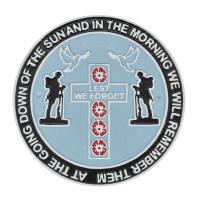 Cast Metal Sign - Soldier Lest We Forget Plaque