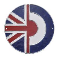 Cast Metal Sign - UK Flag MOD Plaque