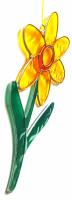 Elegant Resin Suncatcher - Daffodil Design