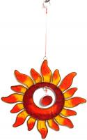 Elegant Resin Suncatcher - Fire Sun Design