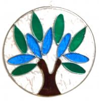 Elegant Resin Suncatcher - Tree of Life Design