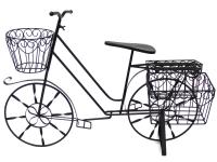 Garden Bicycle Planter - Black