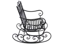 Garden Rocking Chair - Black