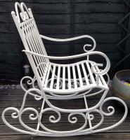Garden Rocking Chair - White