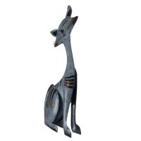 Grey Cat Metal Ornament
