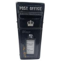 Large Crown Royal Mail Style Post Box In Black