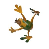 Large Metal Ornament - Dancing Frog On One Leg