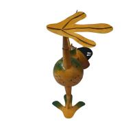 Large Metal Ornament - Dancing Frog On One Leg