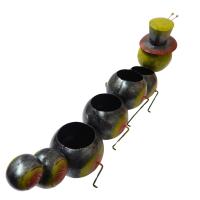 Large Metal Planter - Caterpillar