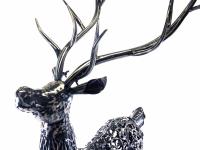 Large Metal Standing Proud Stag