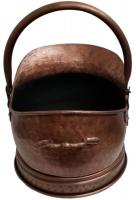 Medium Copper Finish Helmet Coal Scuttle Bucket