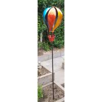 Metal Garden Wind Spinner - Hot Air Balloon