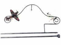 Metal Garden Wind Spinner - RAF Spitfire