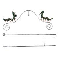 Metal Garden Wind Vane Spinner - Centipede Design