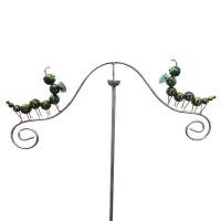 Metal Garden Wind Vane Spinner - Centipede Design