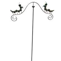 Metal Garden Wind Vane Spinner - Centipede Design