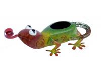 Metal Planter - Gecko Lizard