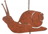 Metal Rustic Decorative Hanging Bell - Snail Design