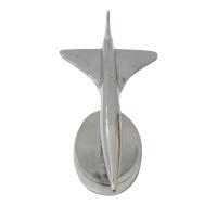Metal Sculpture - Concorde Aeroplane Ornament On Display Stand