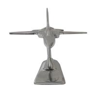 Metal Sculpture - Tornado Fighter Jet Ornament On Display Stand