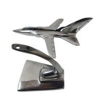 Metal Sculpture - Tornado Fighter Jet Ornament On Display Stand