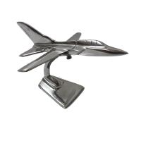 Metal Sculpture - Tornado Fighter Jet Ornament On Display Stand