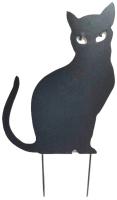 Metal Silhouette Garden Stake - Cat Design