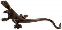 Metal Wall Art - Aluminium Bronze Gecko Lizard