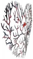 Metal Wall Art - Heart Tree and Love Birds Design