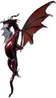 Metal Wall Art - Red Dragon Design
