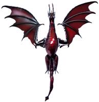 Metal Wall Art - Red Dragon Design