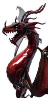 Metal Wall Art - Red Dragon Design