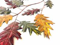 Metal Wall Art - Autumn Leaf Branch