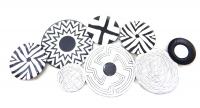 Metal Wall Art - Distressed Abstract Discs